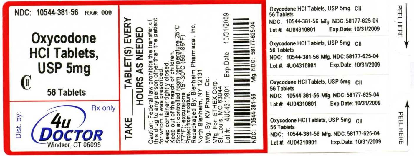 oxycodone hydrochloride